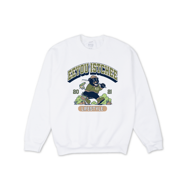 Fishing Bear Crewneck