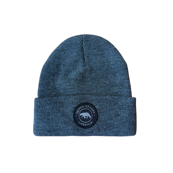 Toddler Dark Patch Cuff Toques