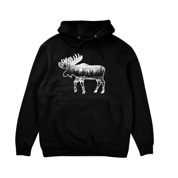 Moose Landscape Hoodie